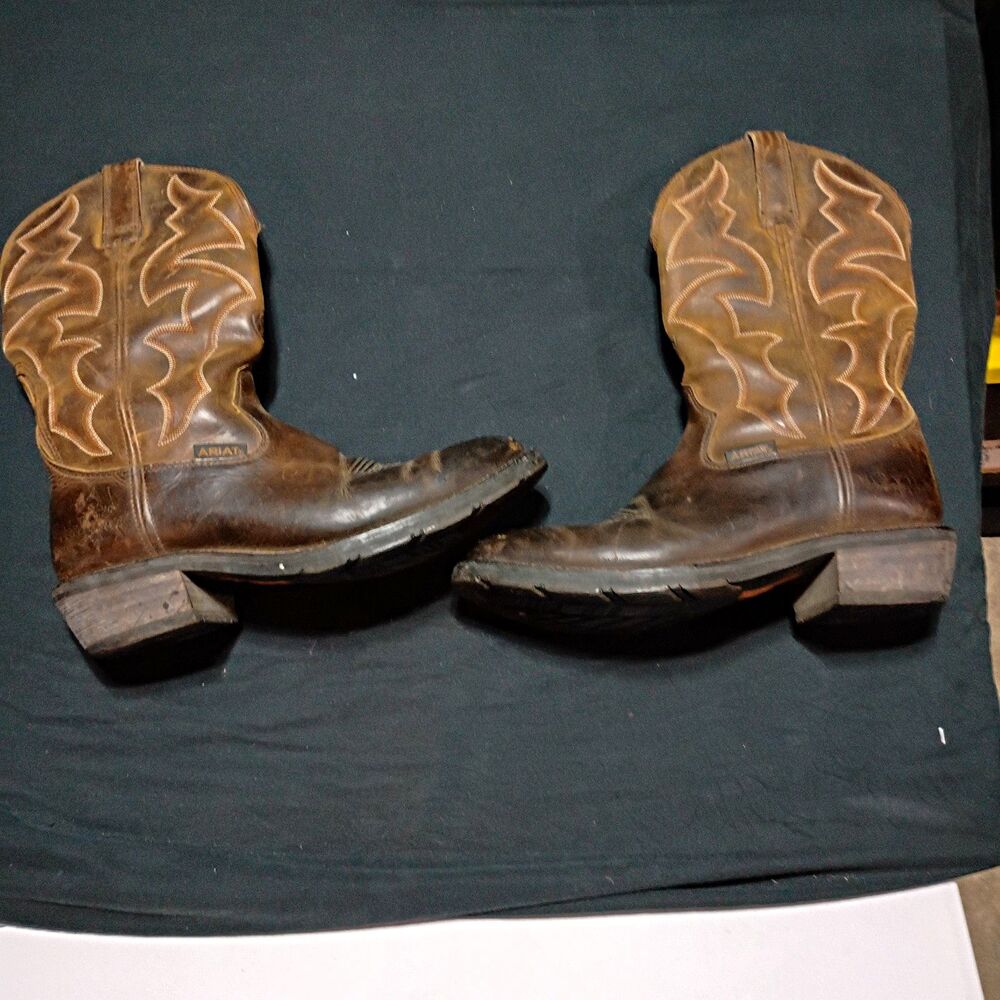 Ariat Heritage Roughstock Men’s Brown Western Cowboy Boots US 10.5